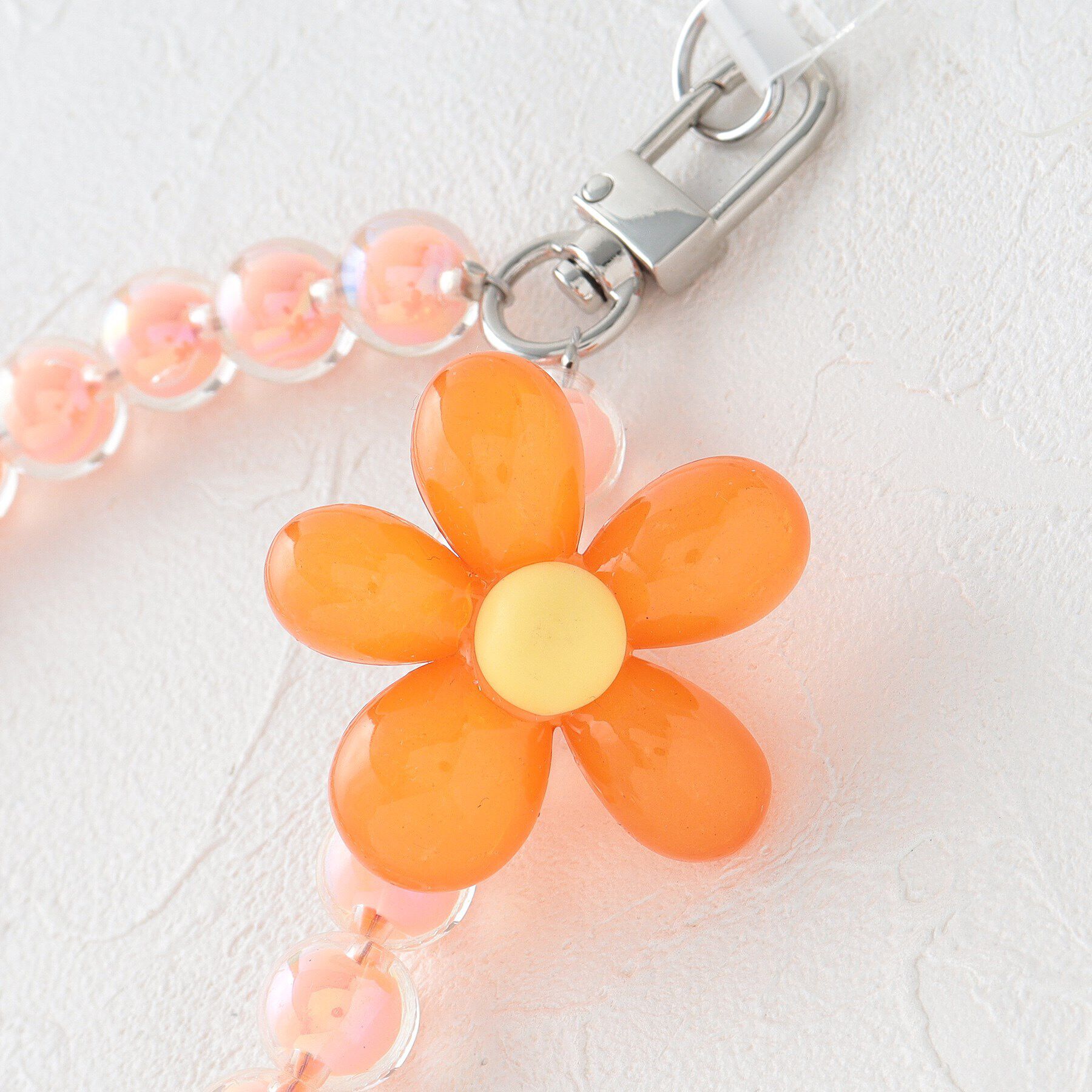 Grandedge「フラワービーズスマホブレス」|ストラップ|