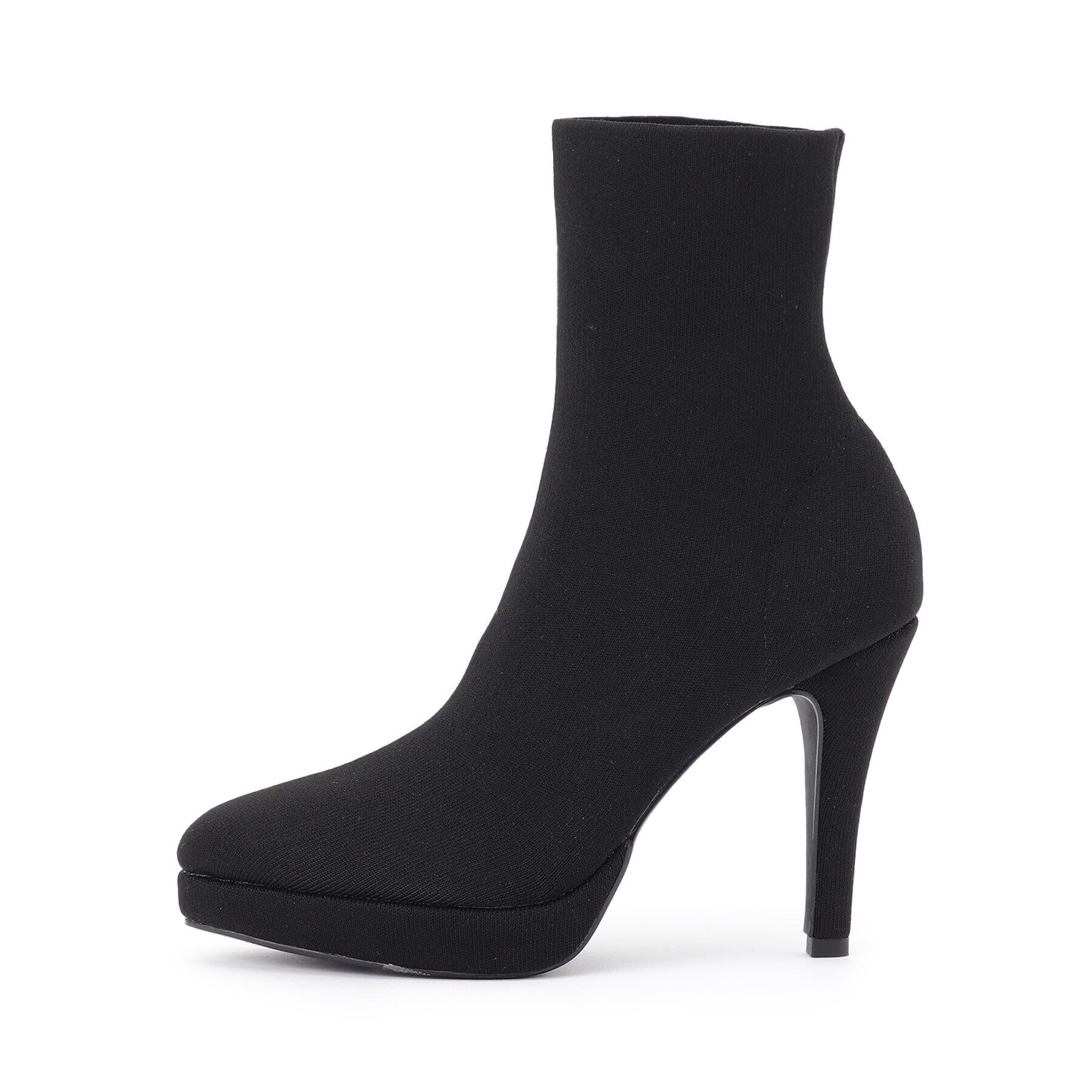 ESPERANZA「アーモンドトゥニットショートブーツ」|ショートブーツ|