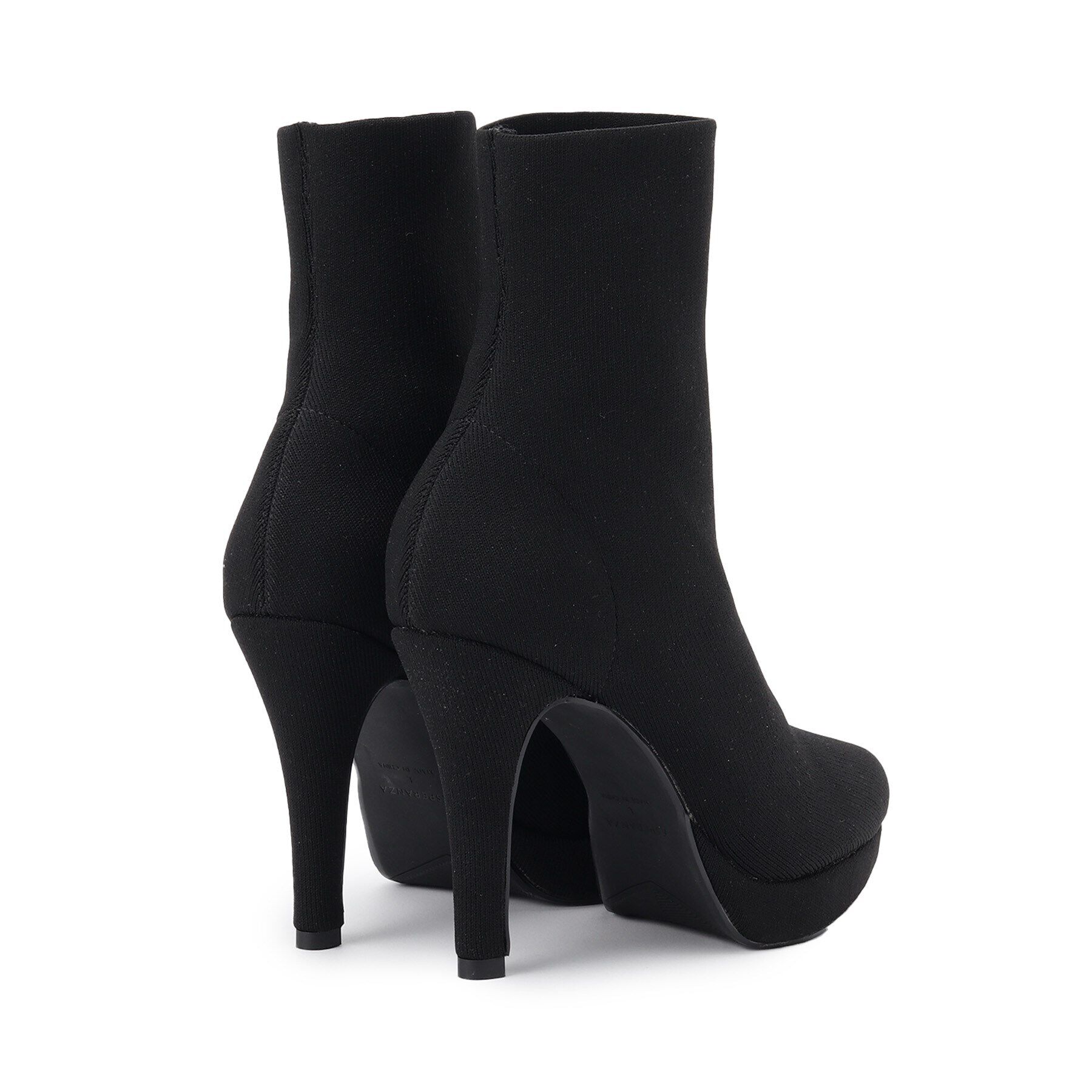 ESPERANZA「アーモンドトゥニットショートブーツ」|ショートブーツ|