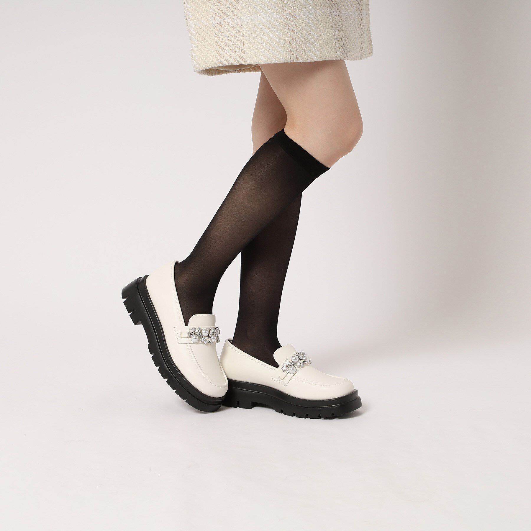 ESPERANZA「パール調ビジューローファー」|その他|