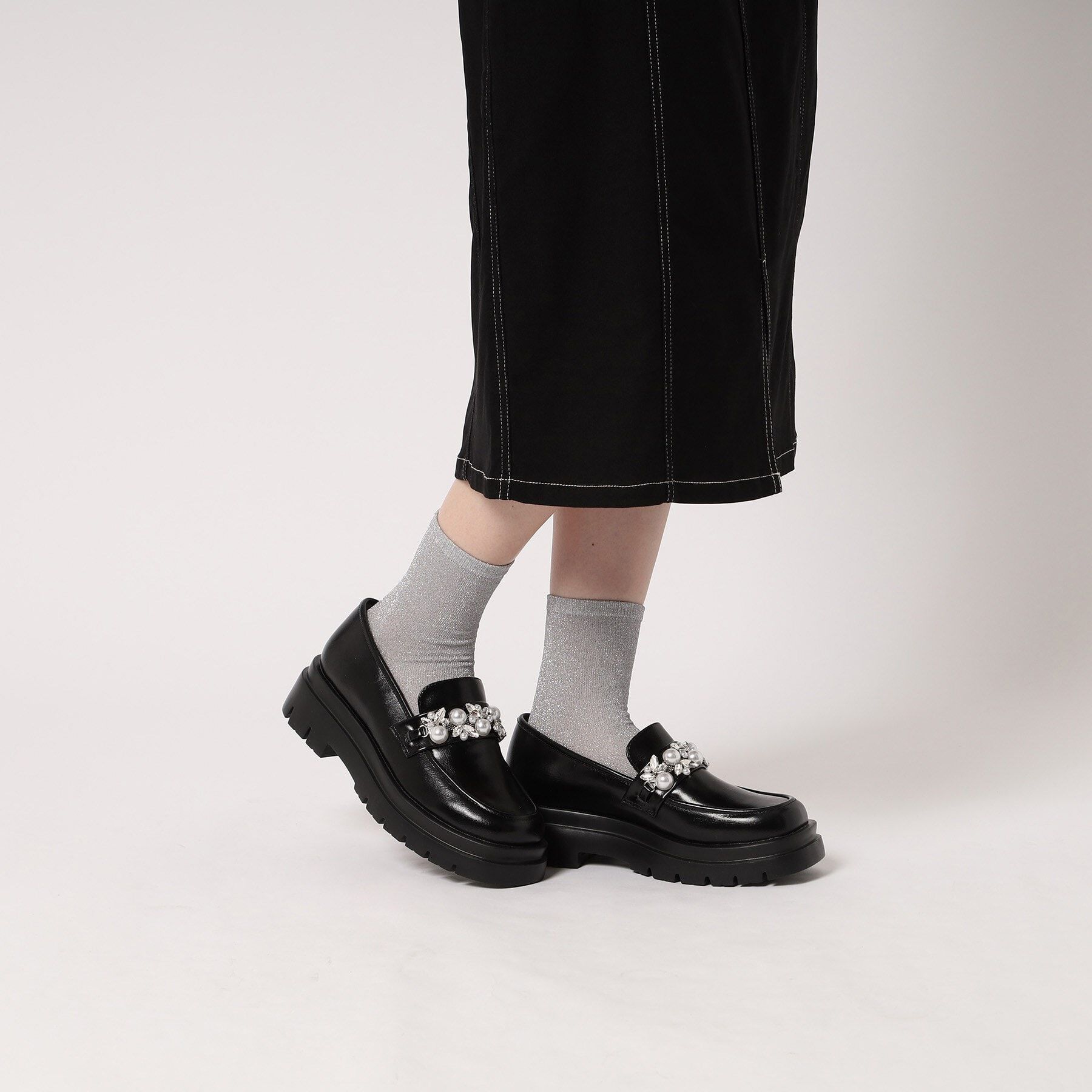 ESPERANZA「パール調ビジューローファー」|その他|