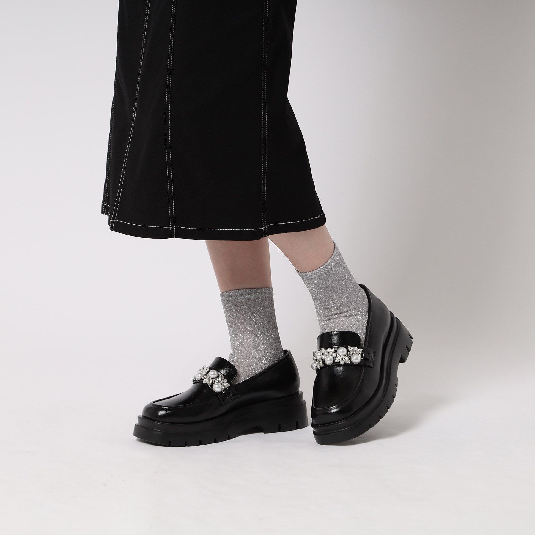 ESPERANZA「パール調ビジューローファー」|その他|