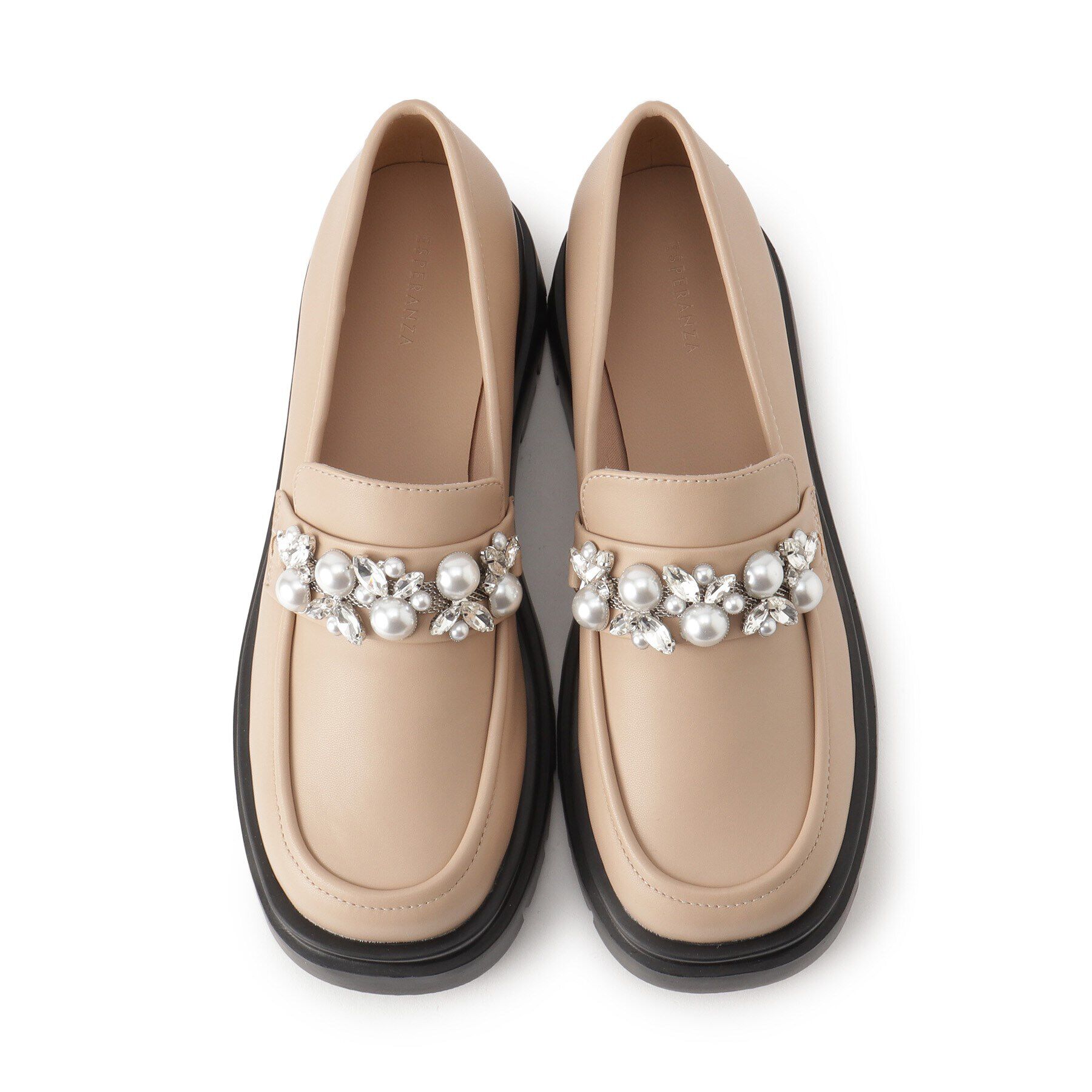 ESPERANZA「パール調ビジューローファー」|その他|