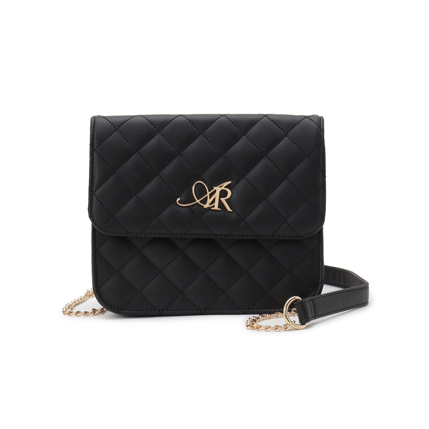 Ober Tashe「ロゴ キルトショルダーバッグ」|ショルダー・メッセンジャー|ブラック(919)