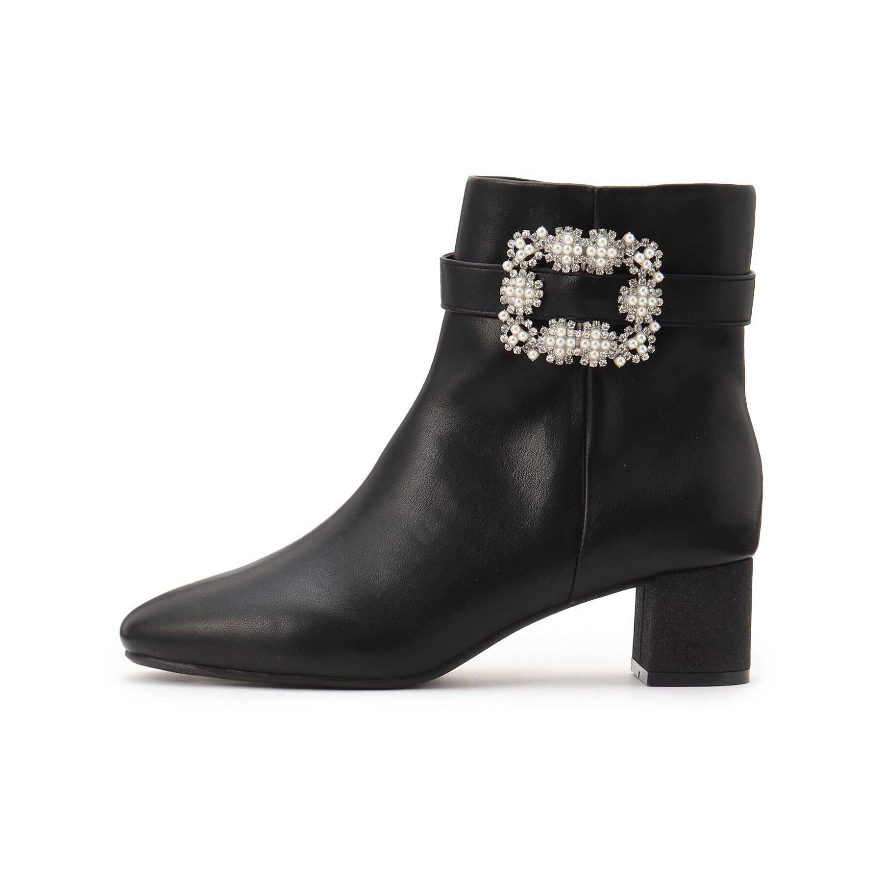 ESPERANZA「ラメヒールビジューショートブーツ」|ショートブーツ|