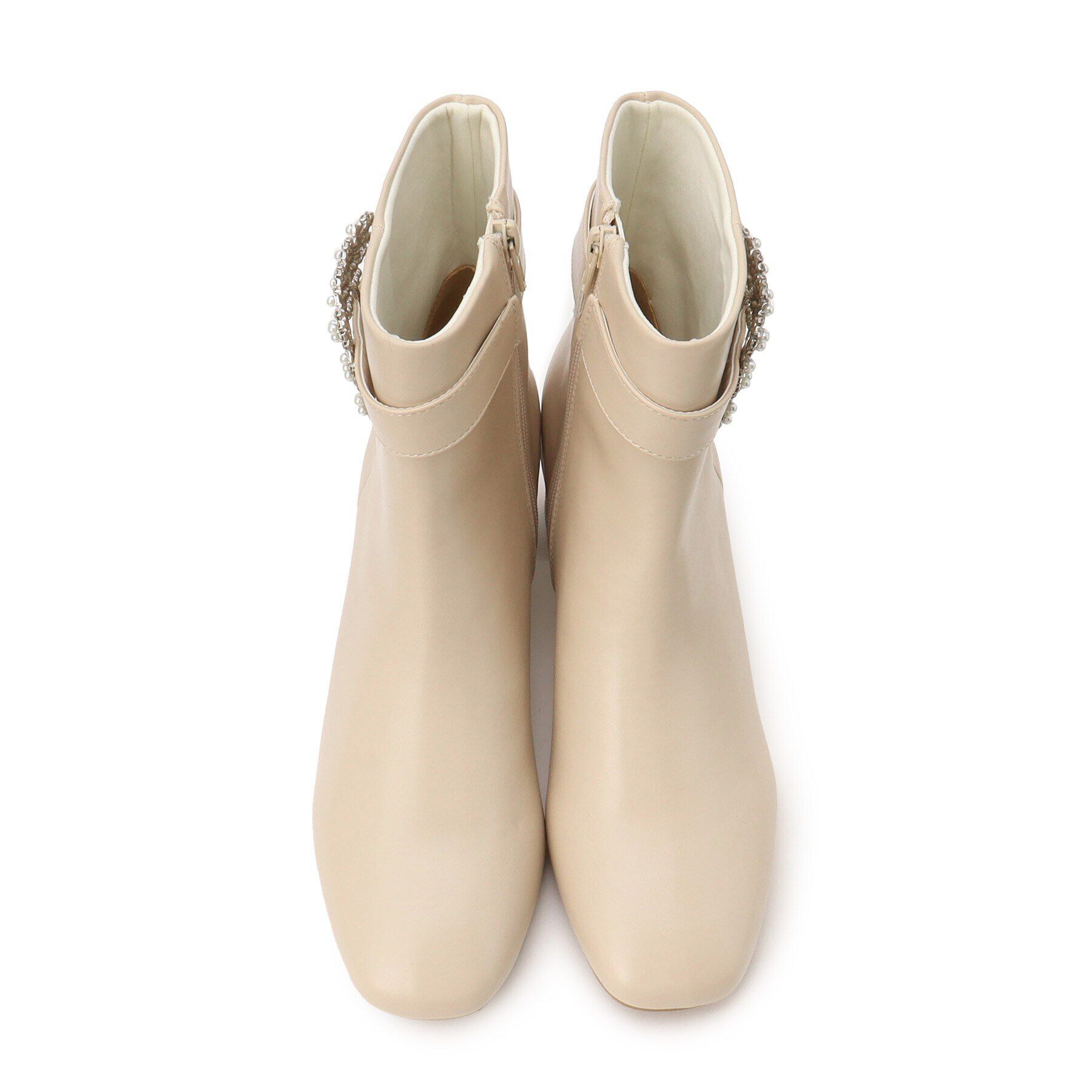 ESPERANZA「ラメヒールビジューショートブーツ」|ショートブーツ|