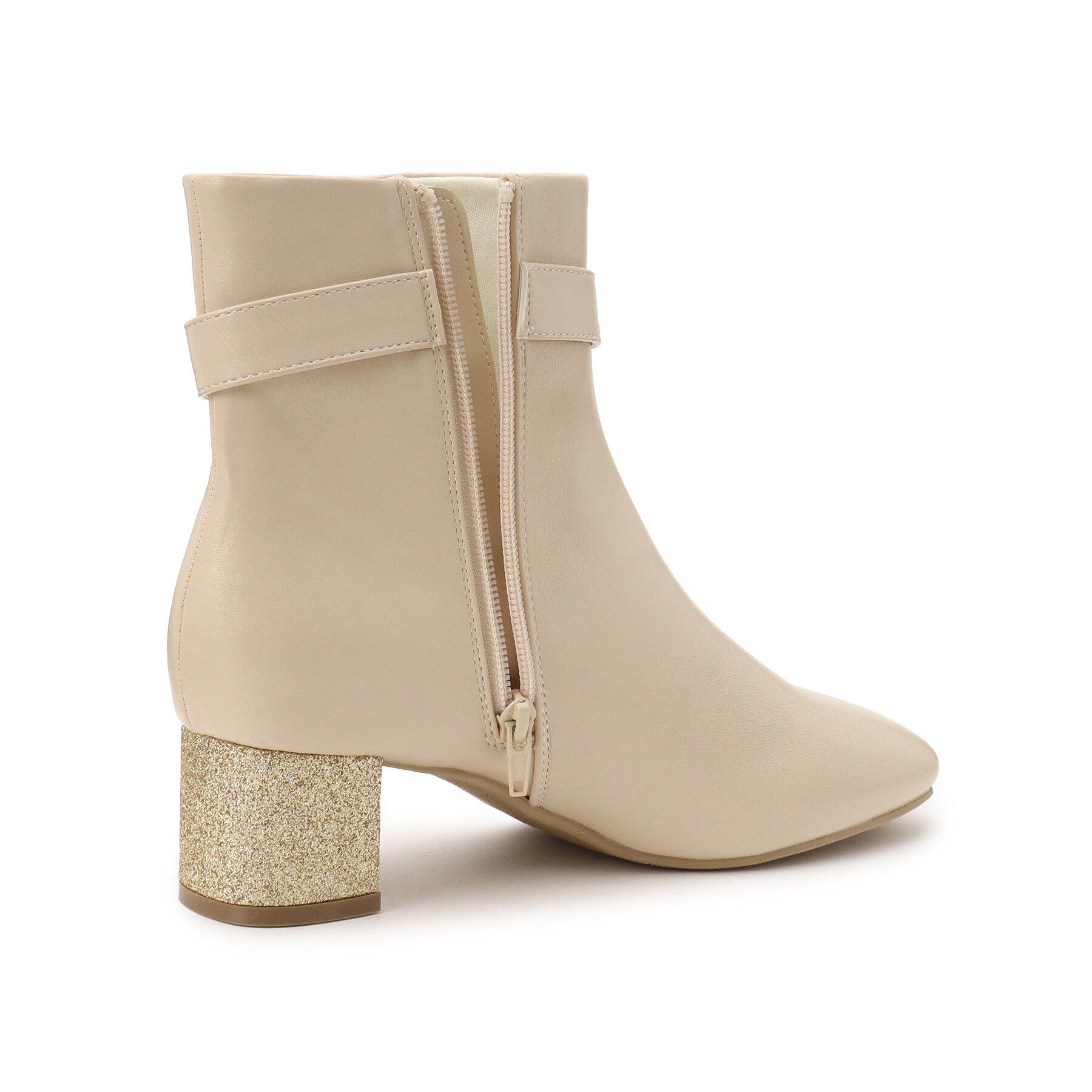 ESPERANZA「ラメヒールビジューショートブーツ」|ショートブーツ|