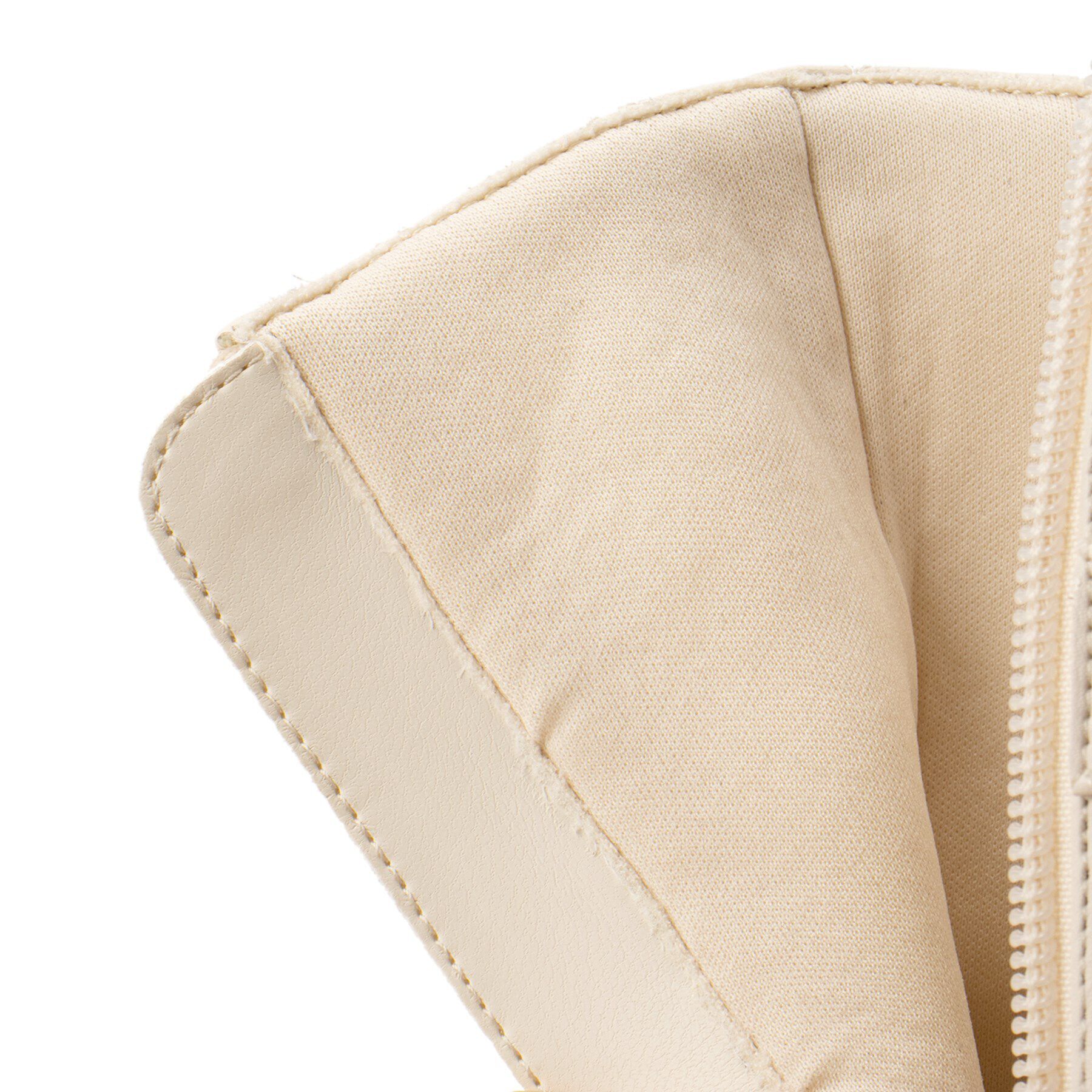 ESPERANZA「キルティングベルトミドルヒールショートブーツ」|ショートブーツ|