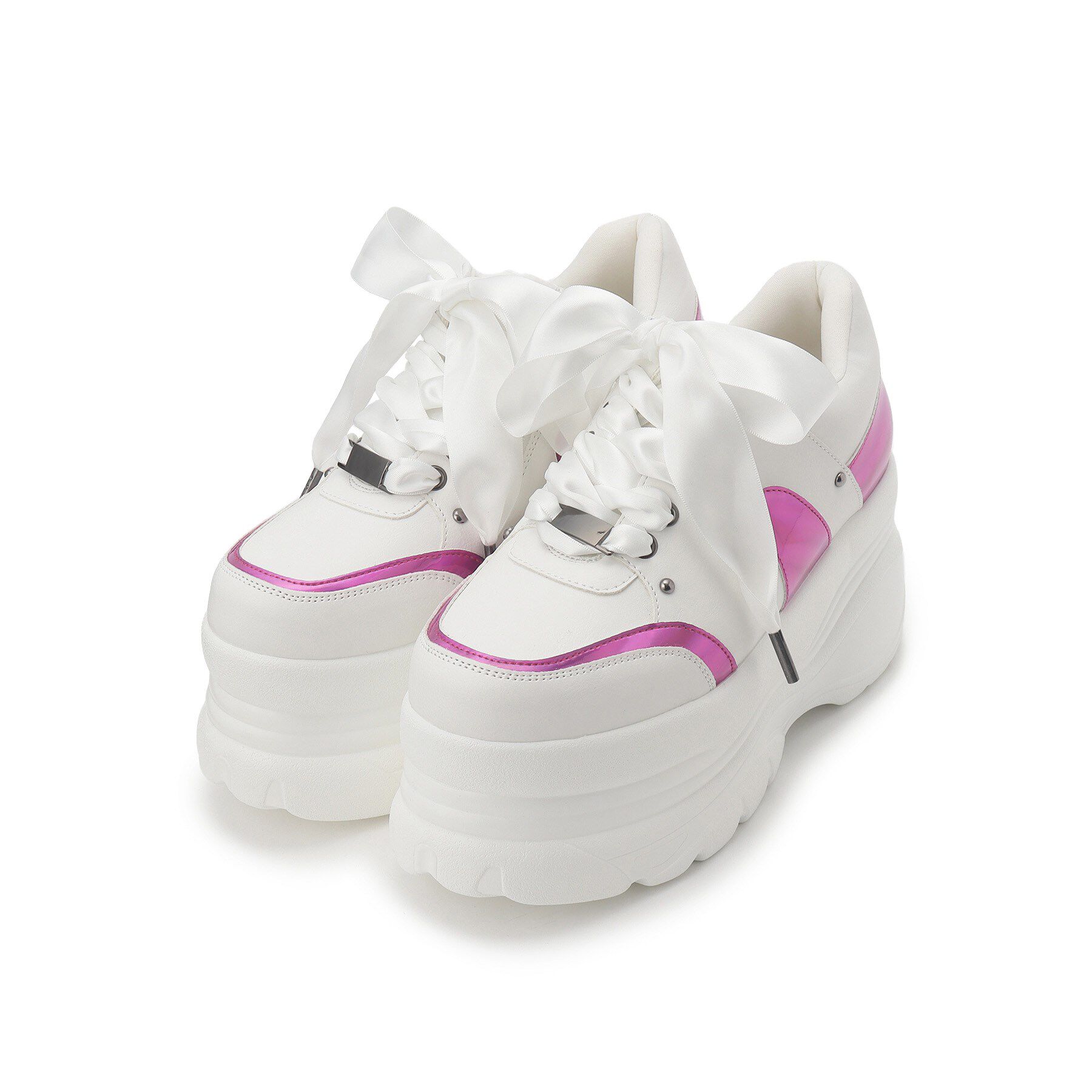 csT&P「厚底スニーカー」|スニーカー|ﾎﾜｲﾄ(901)