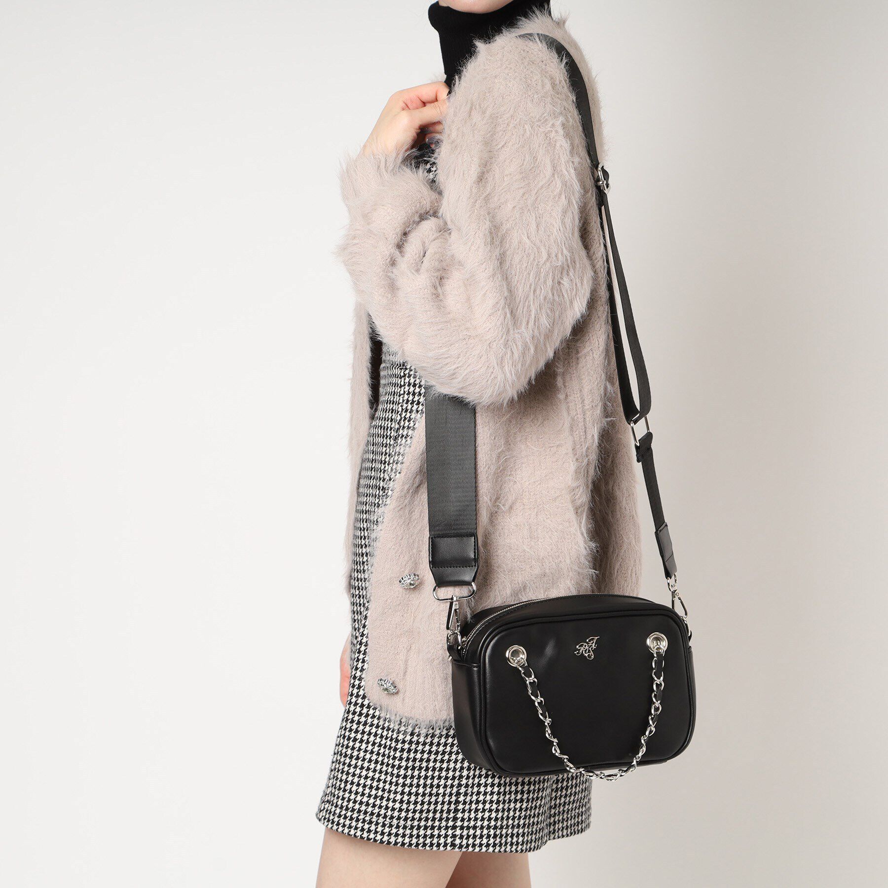 Ober Tashe「チェーンショルダー付き2WAYバッグ」|ショルダー・メッセンジャー|