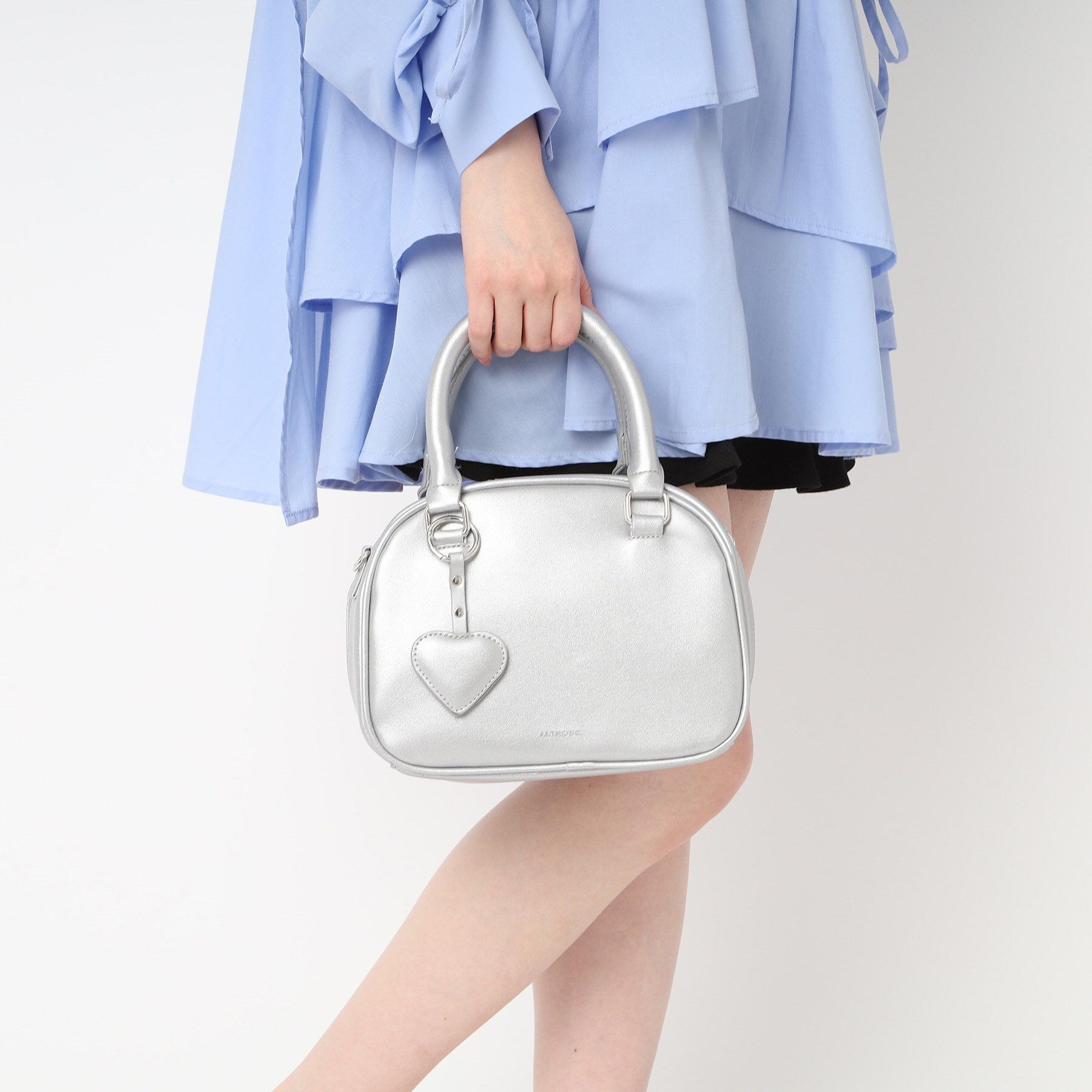 Ober Tashe「ハート付き2WAYボストンバッグ」|ボストンバッグ|