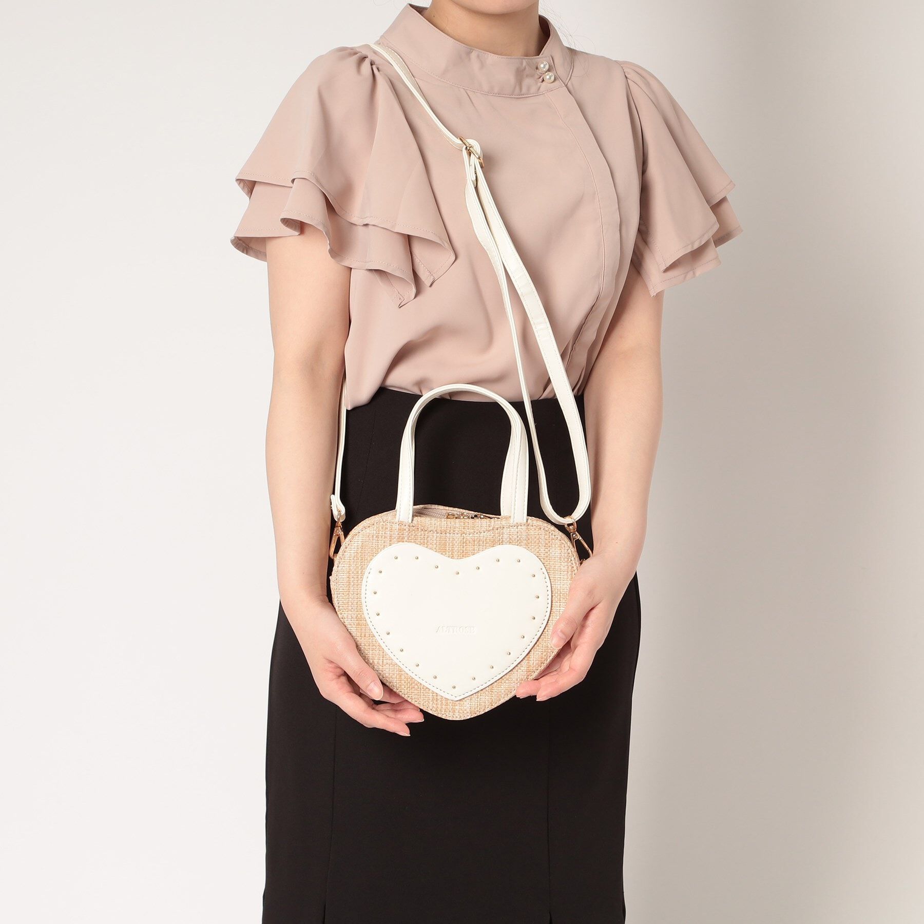 Ober Tashe「ハート型2WAYバッグ」|ショルダー・メッセンジャー|