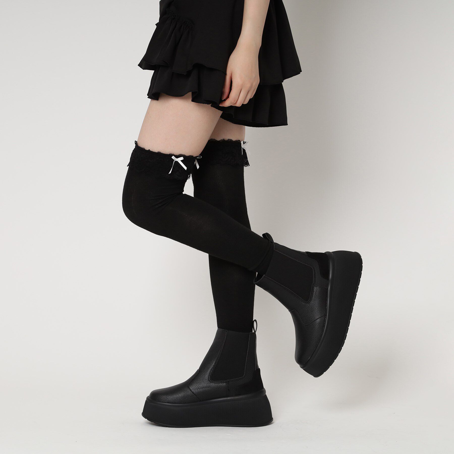 csT&P「厚底サイドゴアブーツ」|ショートブーツ|