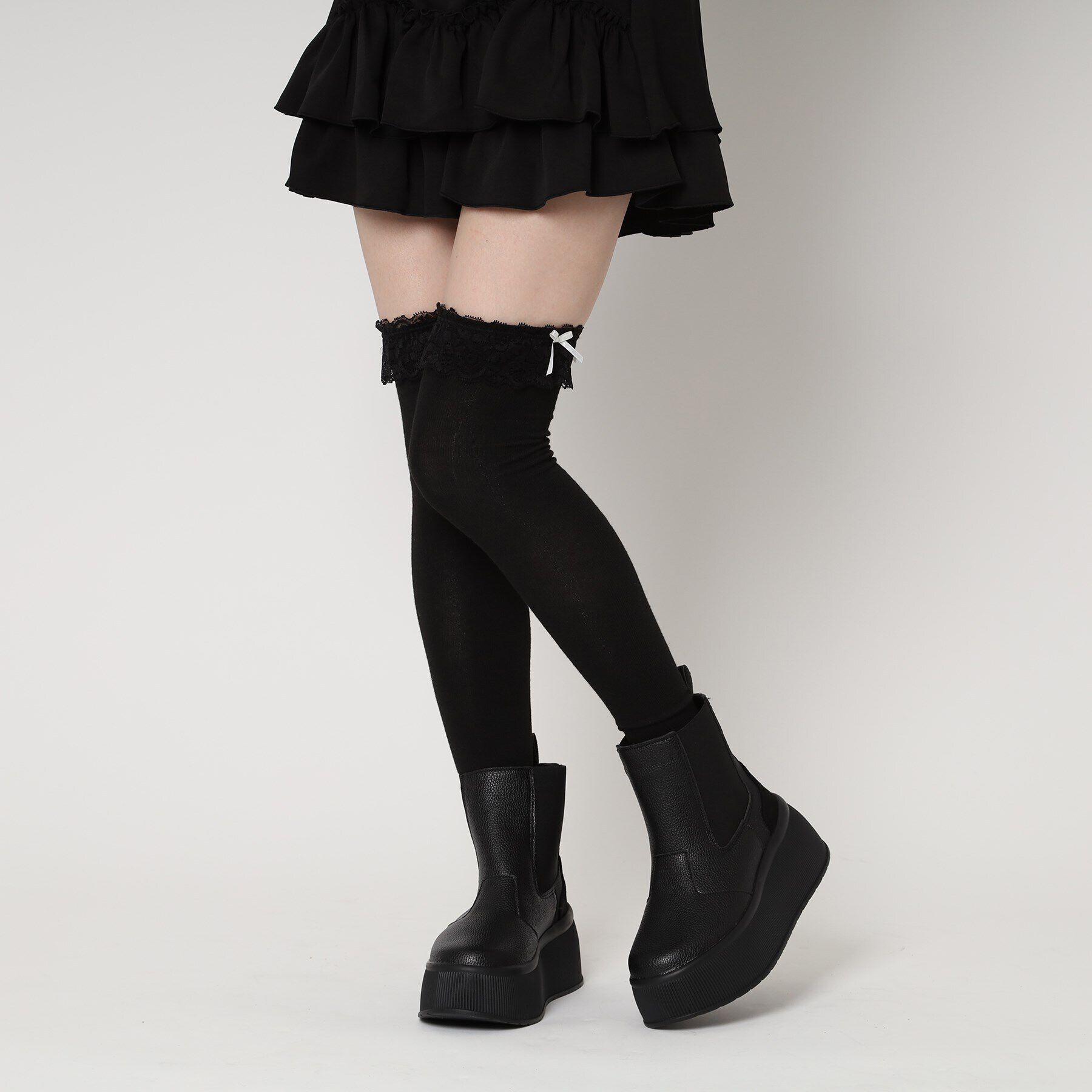 csT&P「厚底サイドゴアブーツ」|ショートブーツ|