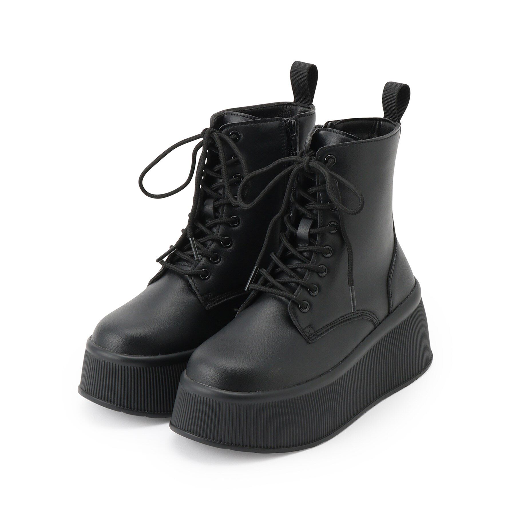 csT&P「厚底レースアップ」|ショートブーツ|