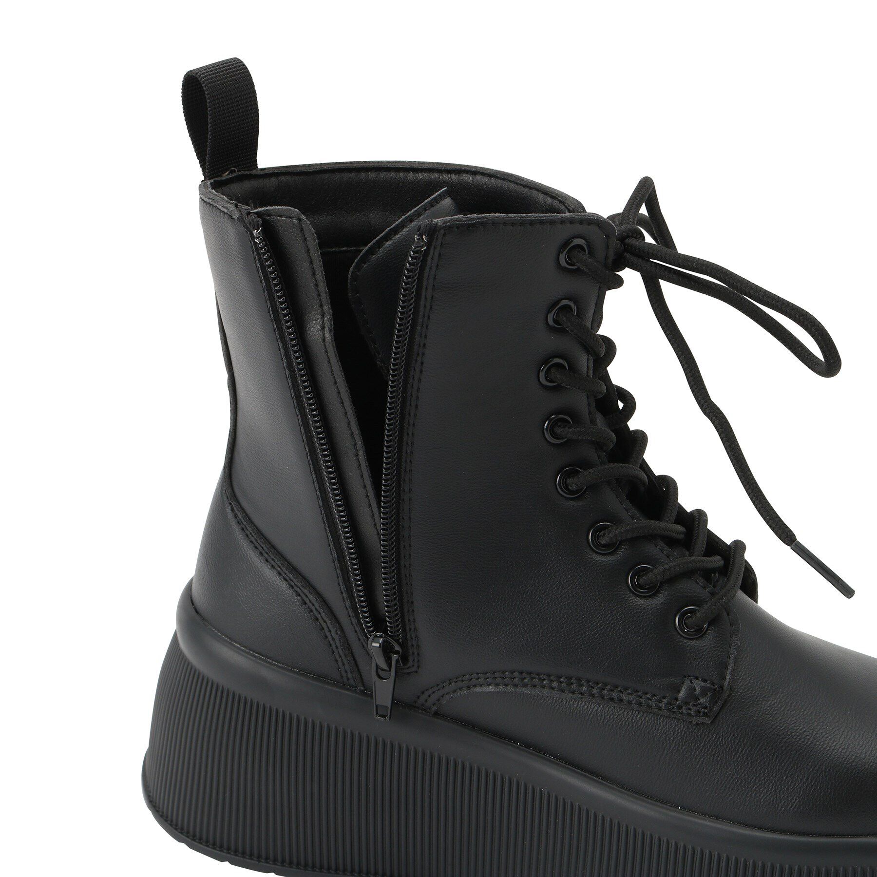 csT&P「厚底レースアップ」|ショートブーツ|