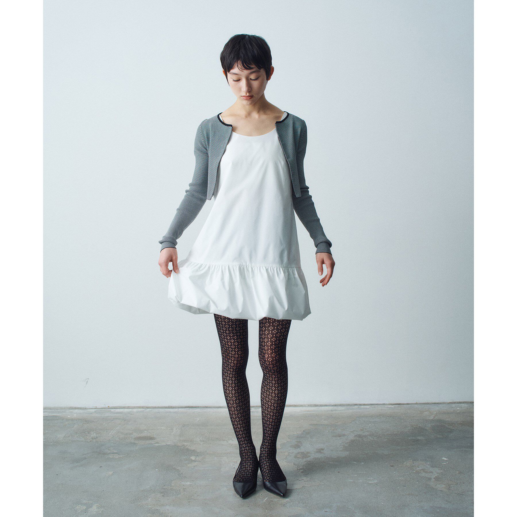 CODE A「balloon mini dress」|ワンピース|