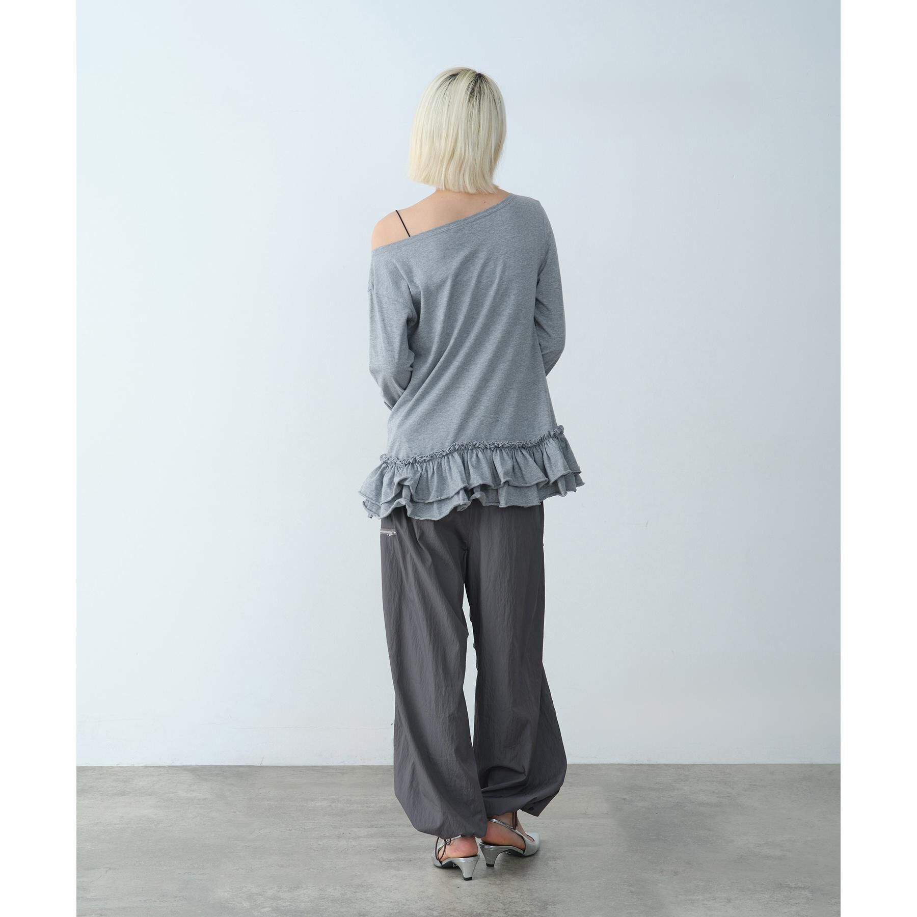 CODE A「easy ruffled tee」|Tシャツ・カットソー|
