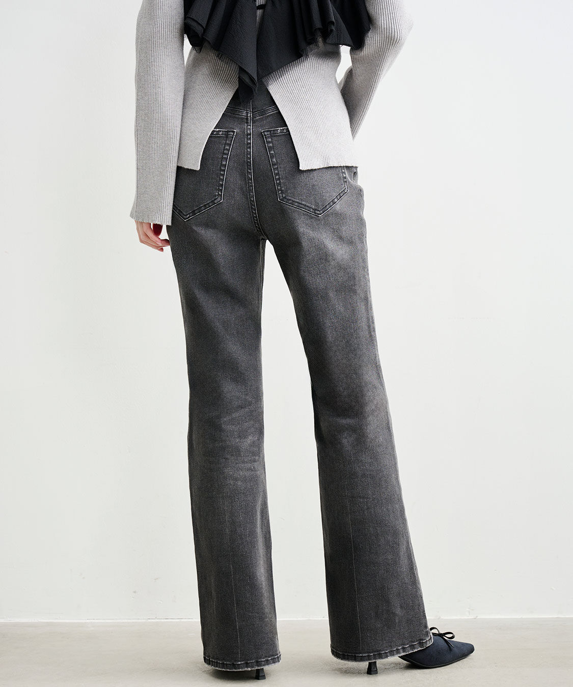 COCO DEAL「スーパーストレッチデニムフレアパンツ」|デニム|