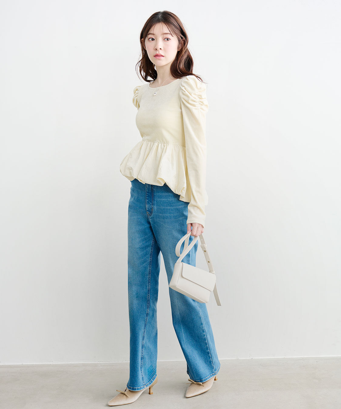 COCO DEAL「スーパーストレッチデニムフレアパンツ」|デニム|