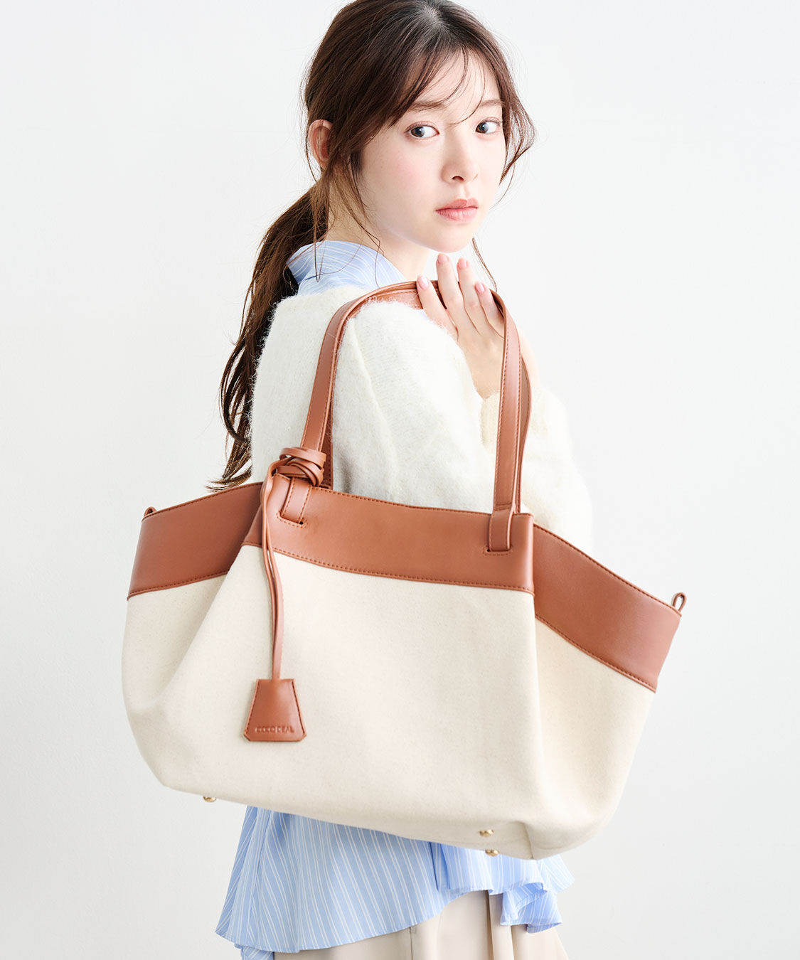 COCO DEAL「トラペーズトートバッグ」|トートバッグ|