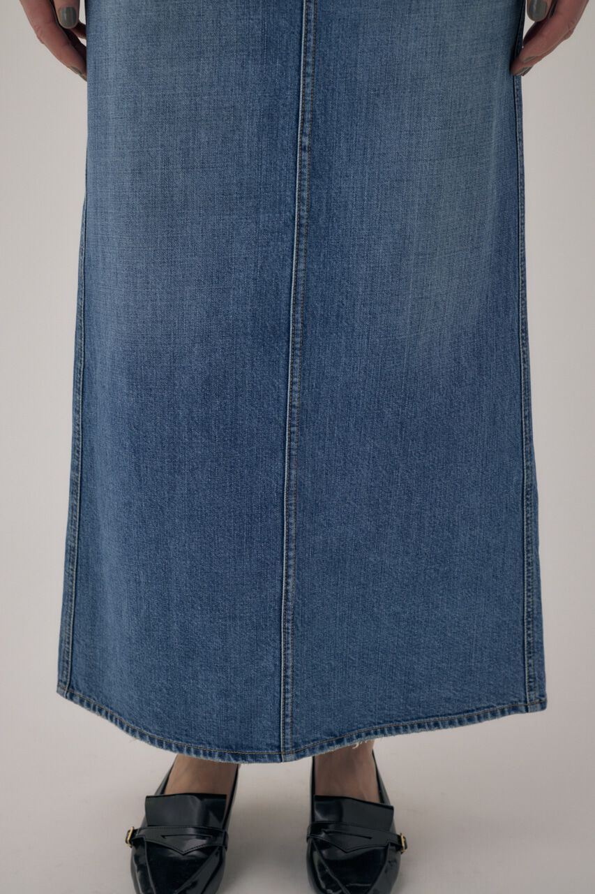 MOUSSY「オーガニックコットンデニムローライズデニムスカート」|スカート|