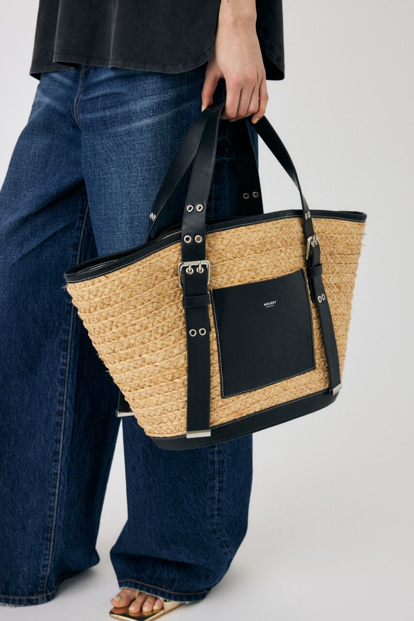 MOUSSY「RAFFIA TOTE バッグ」|その他|