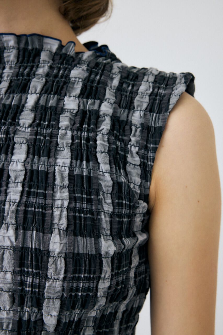 MOUSSY「SHIRRING SLEEVELESS トップス」|その他|