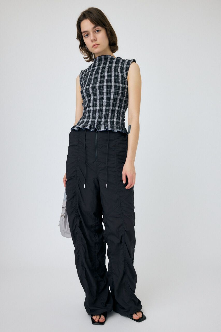 MOUSSY「SHIRRING SLEEVELESS トップス」|その他|