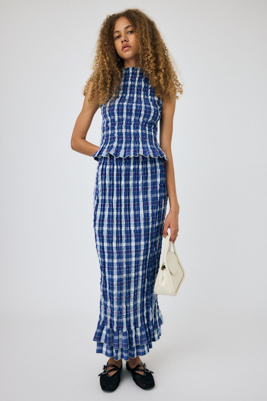 MOUSSY「SHIRRING SLEEVELESS トップス」|その他|