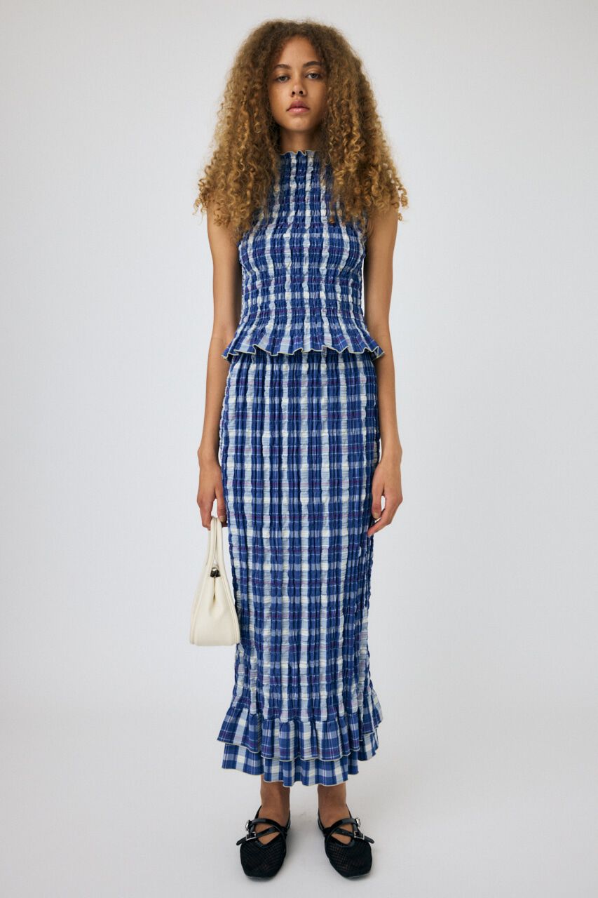 MOUSSY「SHIRRING SLEEVELESS トップス」|その他|