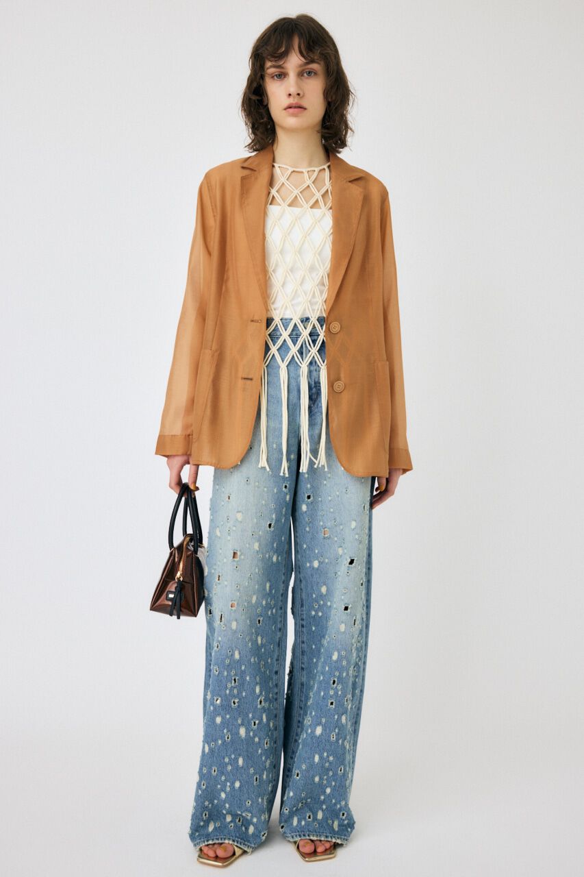 MOUSSY「MACRAME トップス」|タンクトップ|