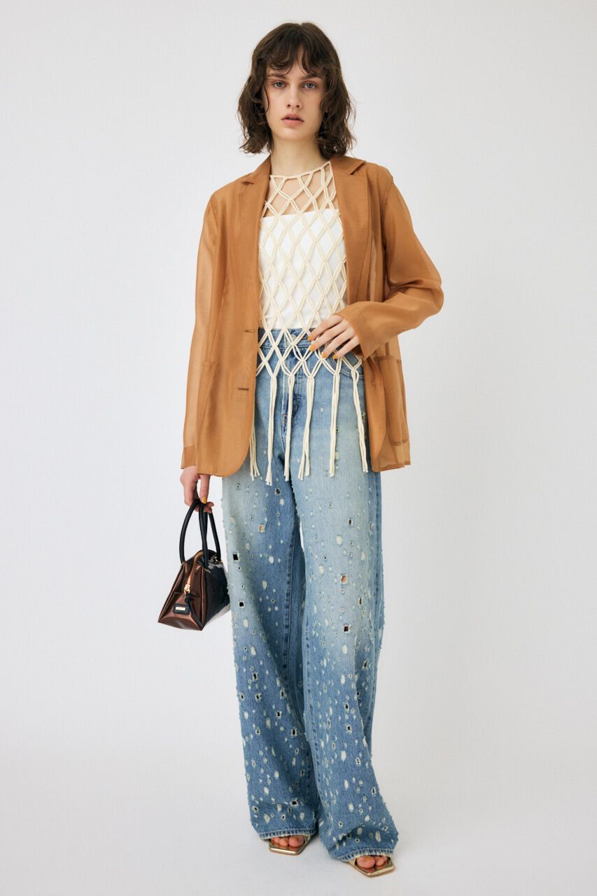 MOUSSY「MACRAME トップス」|タンクトップ|