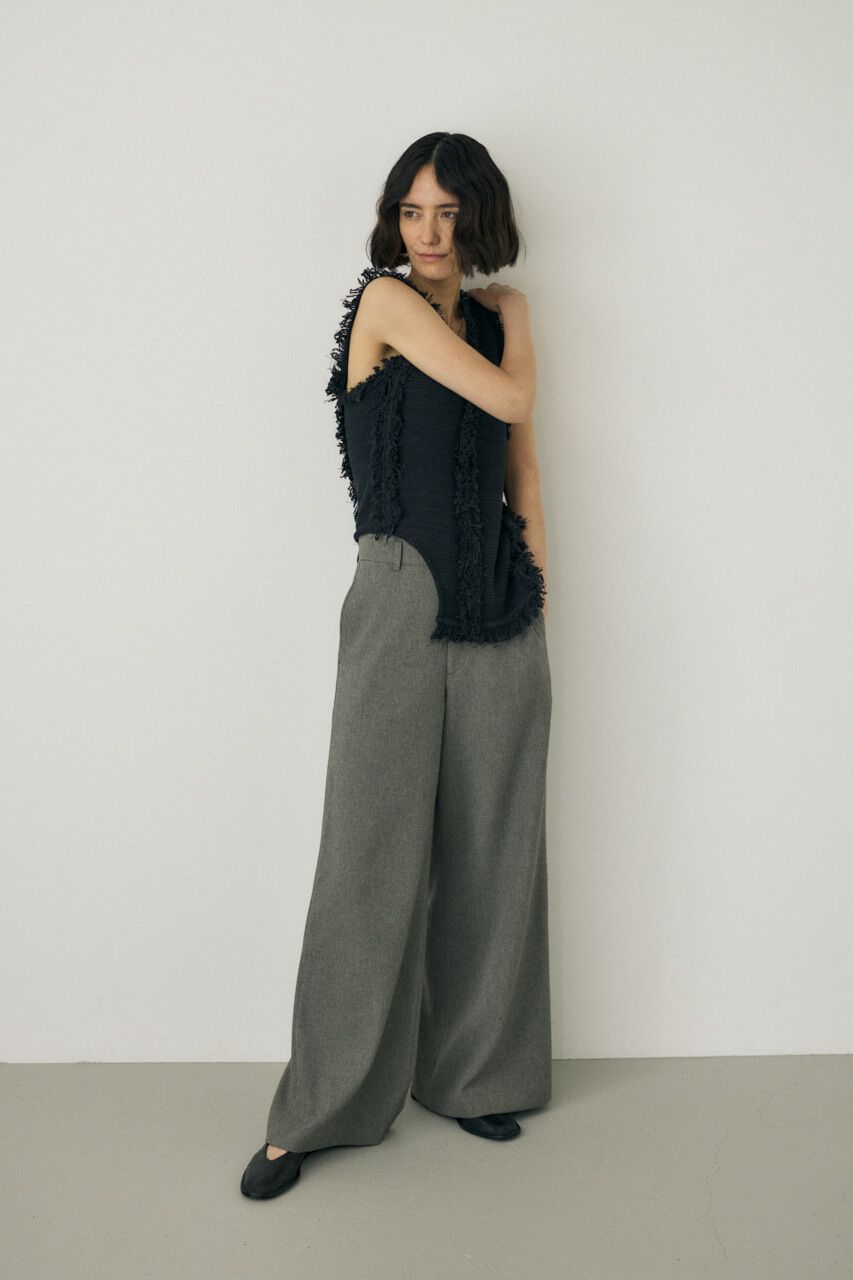 MOUSSY「シーズンレスワイドパンツ　リサイクルポリエステル使用」|その他|