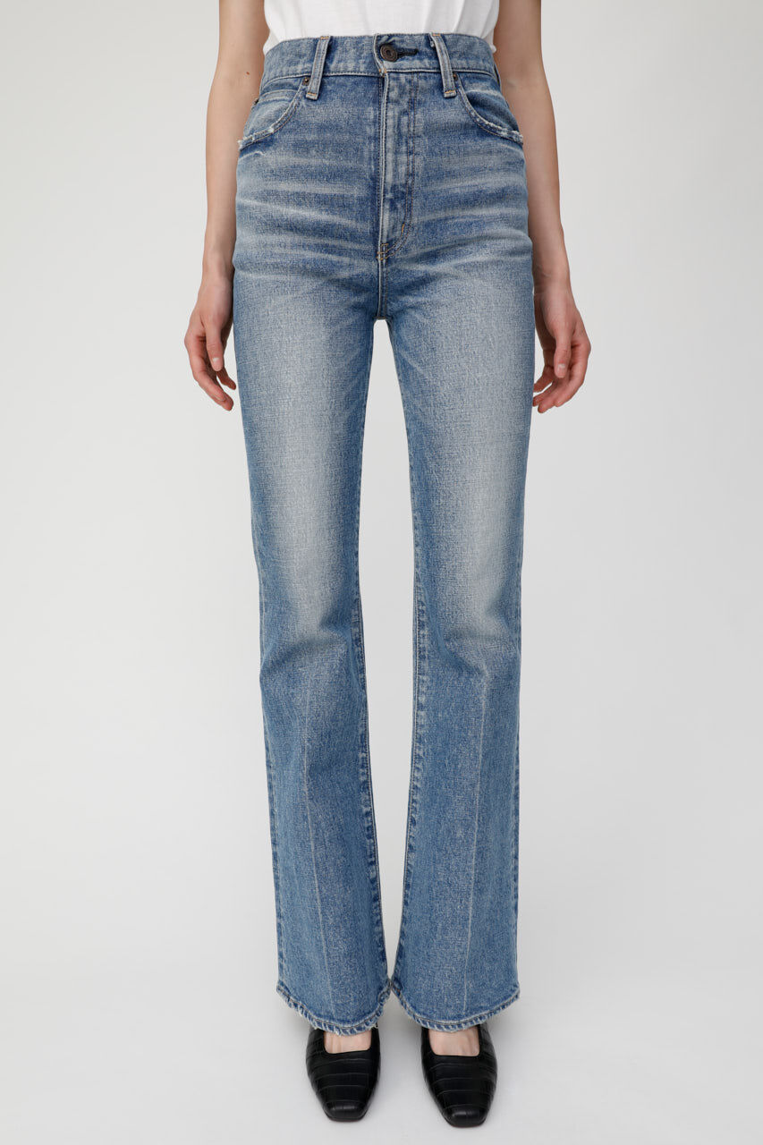 MOUSSY「MVS FLARE」|デニム|BLU