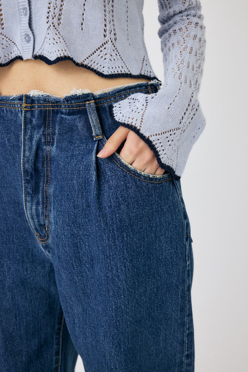 MOUSSY「BELT OFF ストレートデニム」|デニム|