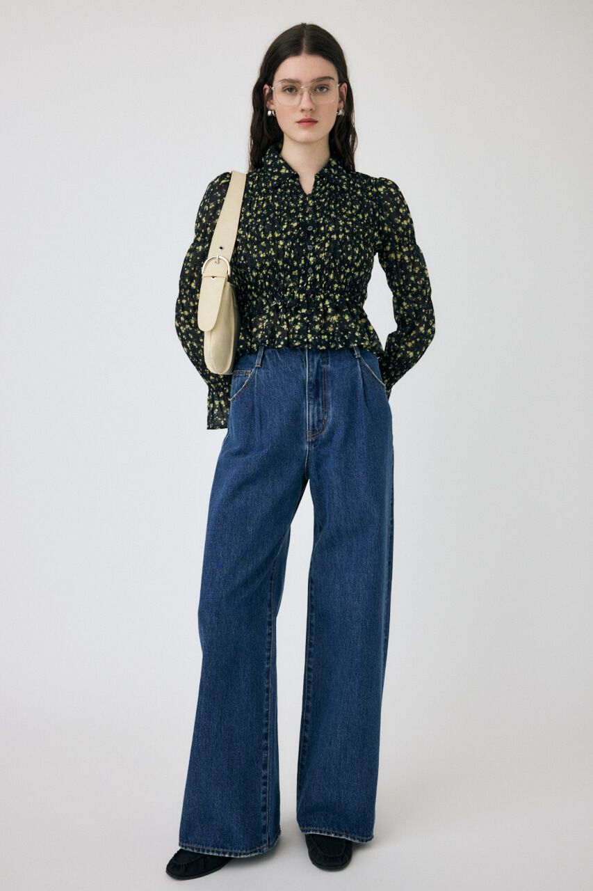 MOUSSY「BELT OFF ストレートデニム」|デニム|