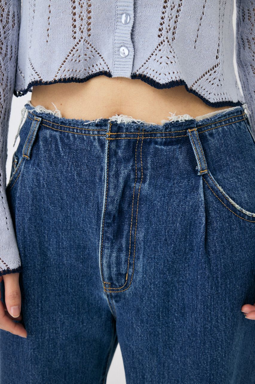 MOUSSY「BELT OFF ストレートデニム」|デニム|