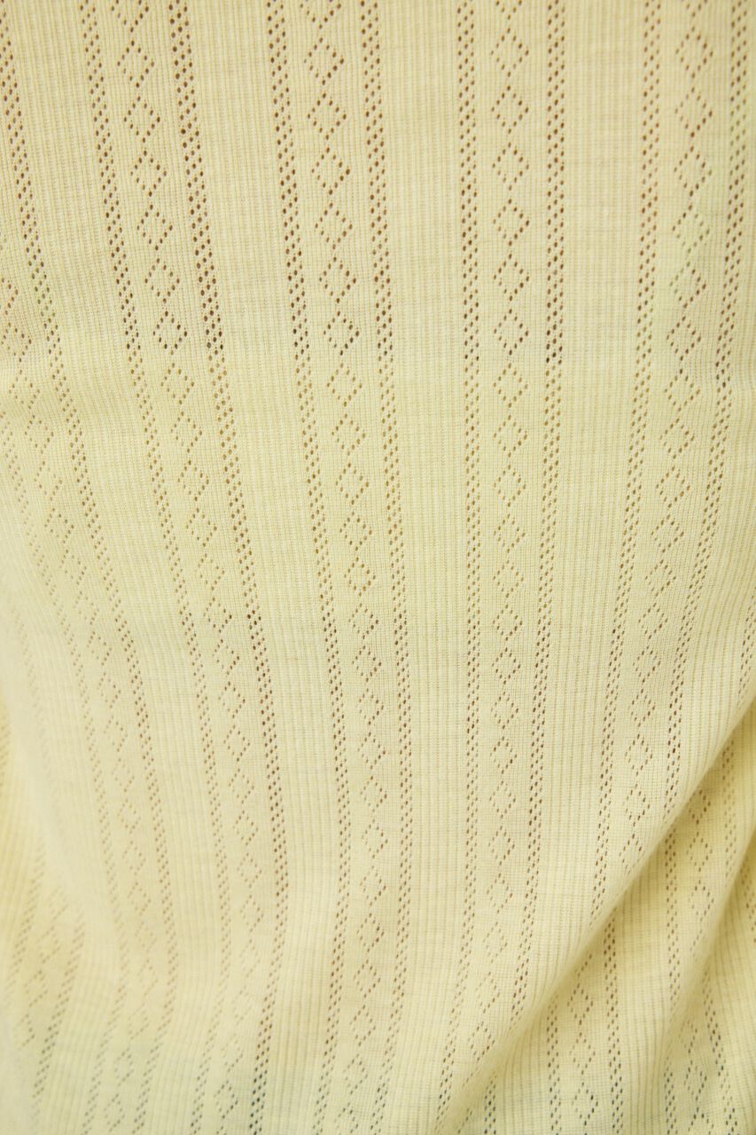 MOUSSY「POINTELLE GATHER カーディガン」|Tシャツ・カットソー|