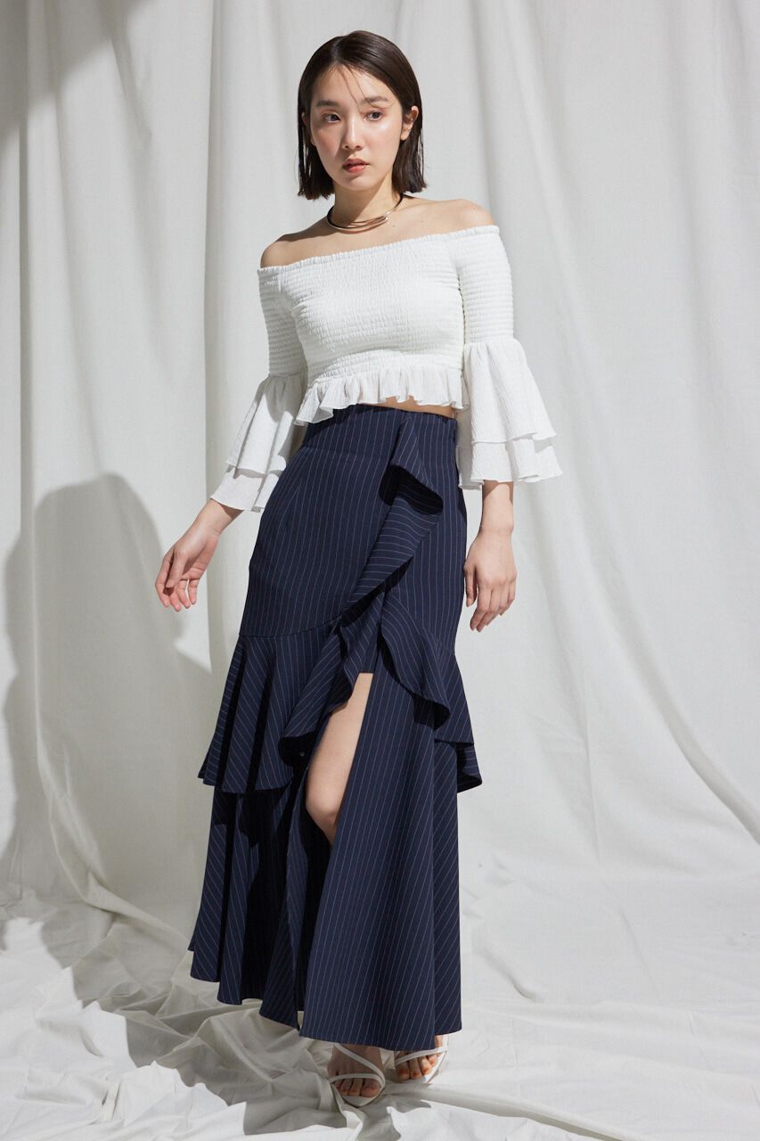 rienda「フリルスリットH/WSSPT」|その他|