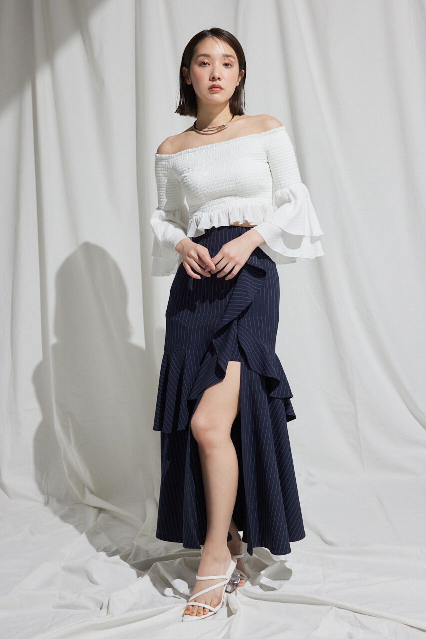 rienda「フリルスリットH/WSSPT」|その他|