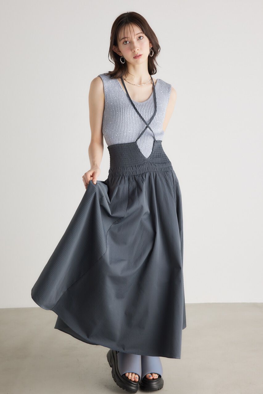 rienda「シャーリングH/W 2WAYストリングSK」|スカート|