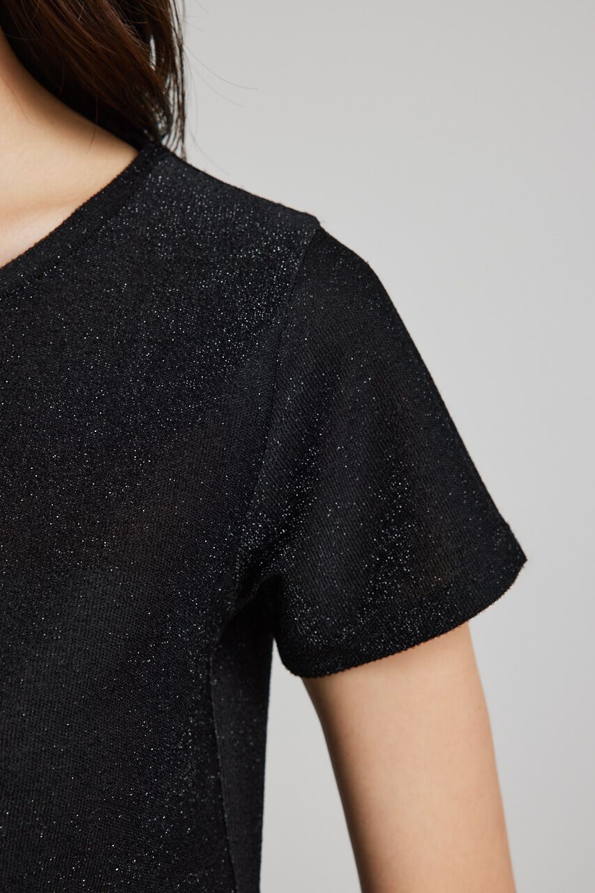 rienda「メタリックロゴT-SH」|Tシャツ・カットソー|