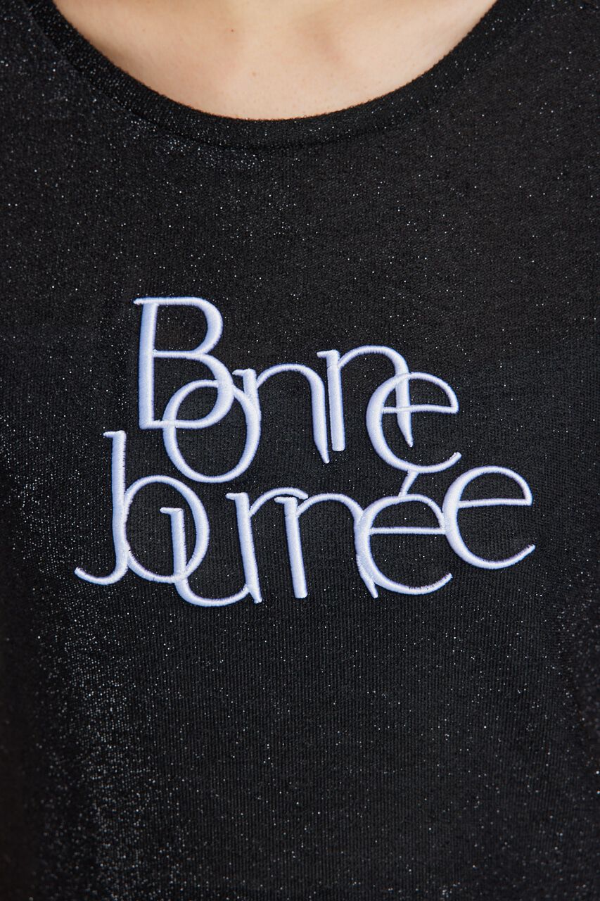 rienda「メタリックロゴT-SH」|Tシャツ・カットソー|