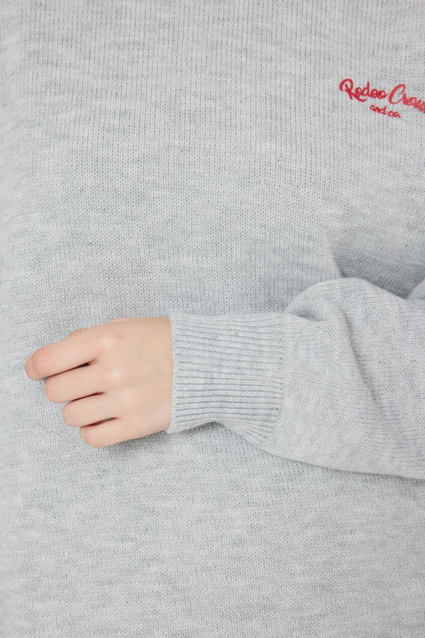 RODEO CROWNS「デニムロゴ ニット ワンピース」|ワンピース|