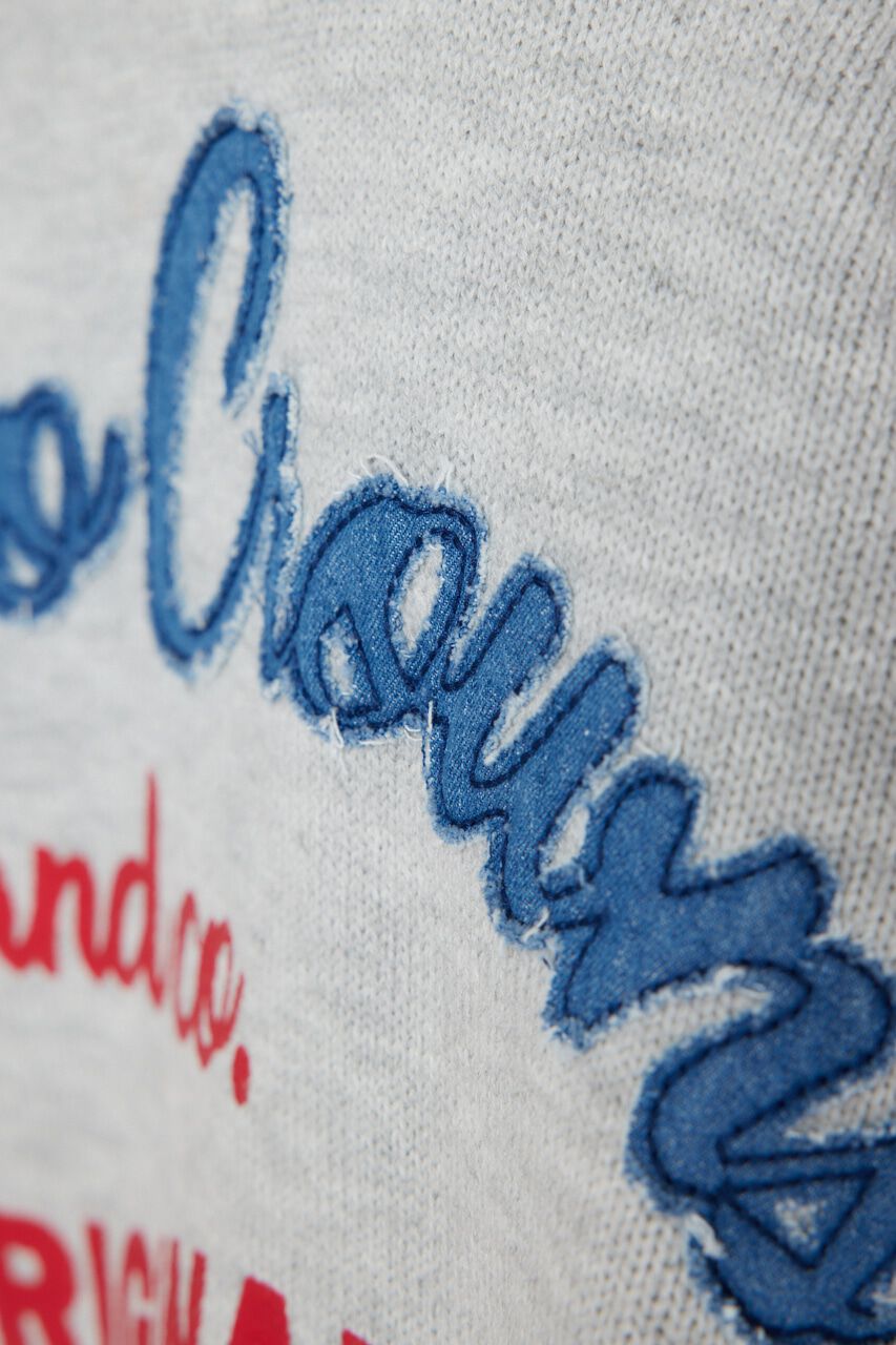 RODEO CROWNS「デニムロゴ ニット ワンピース」|ワンピース|