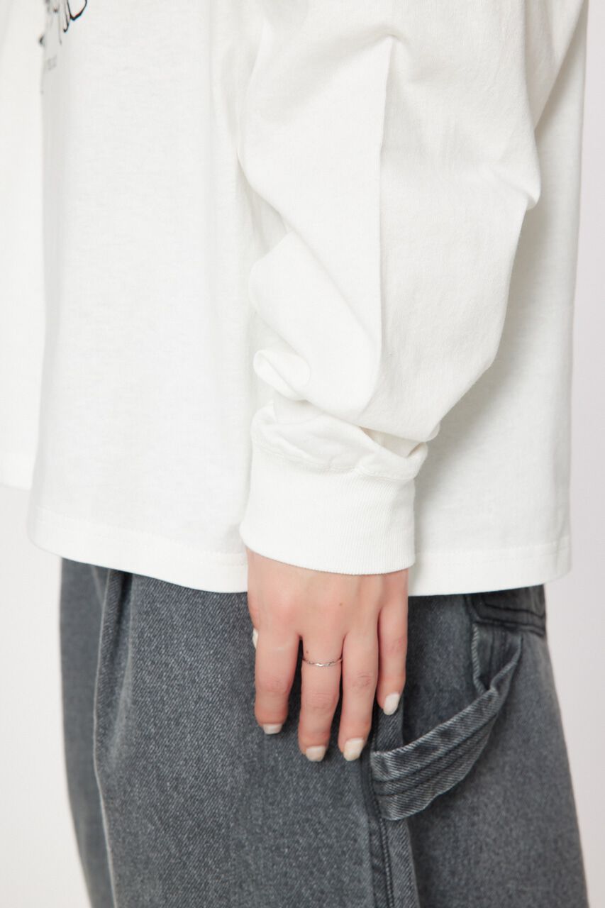 RODEO CROWNS「YEARNING FLOWER L/S Tシャツ」|Tシャツ・カットソー|