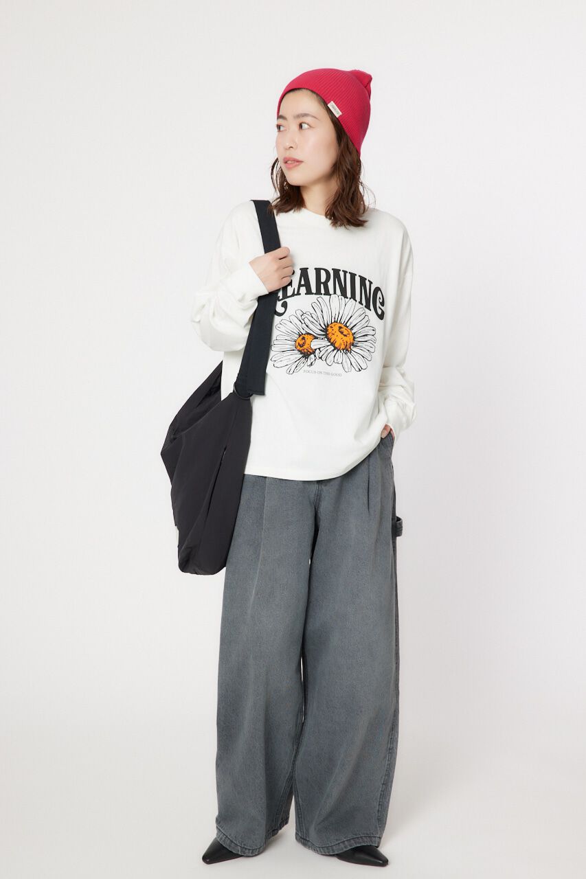 RODEO CROWNS「YEARNING FLOWER L/S Tシャツ」|Tシャツ・カットソー|