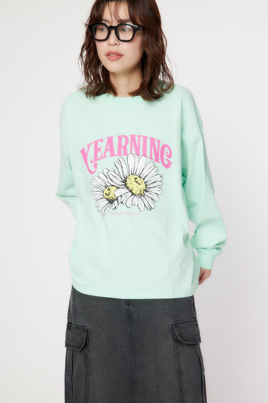 RODEO CROWNS「YEARNING FLOWER L/S Tシャツ」|Tシャツ・カットソー|MINT