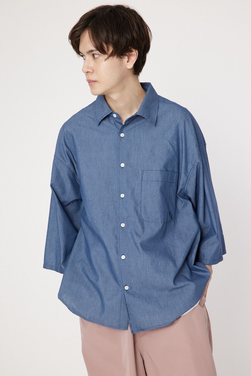 RODEO CROWNS「コットンリネンシャツ」|シャツ・ブラウス|NVY